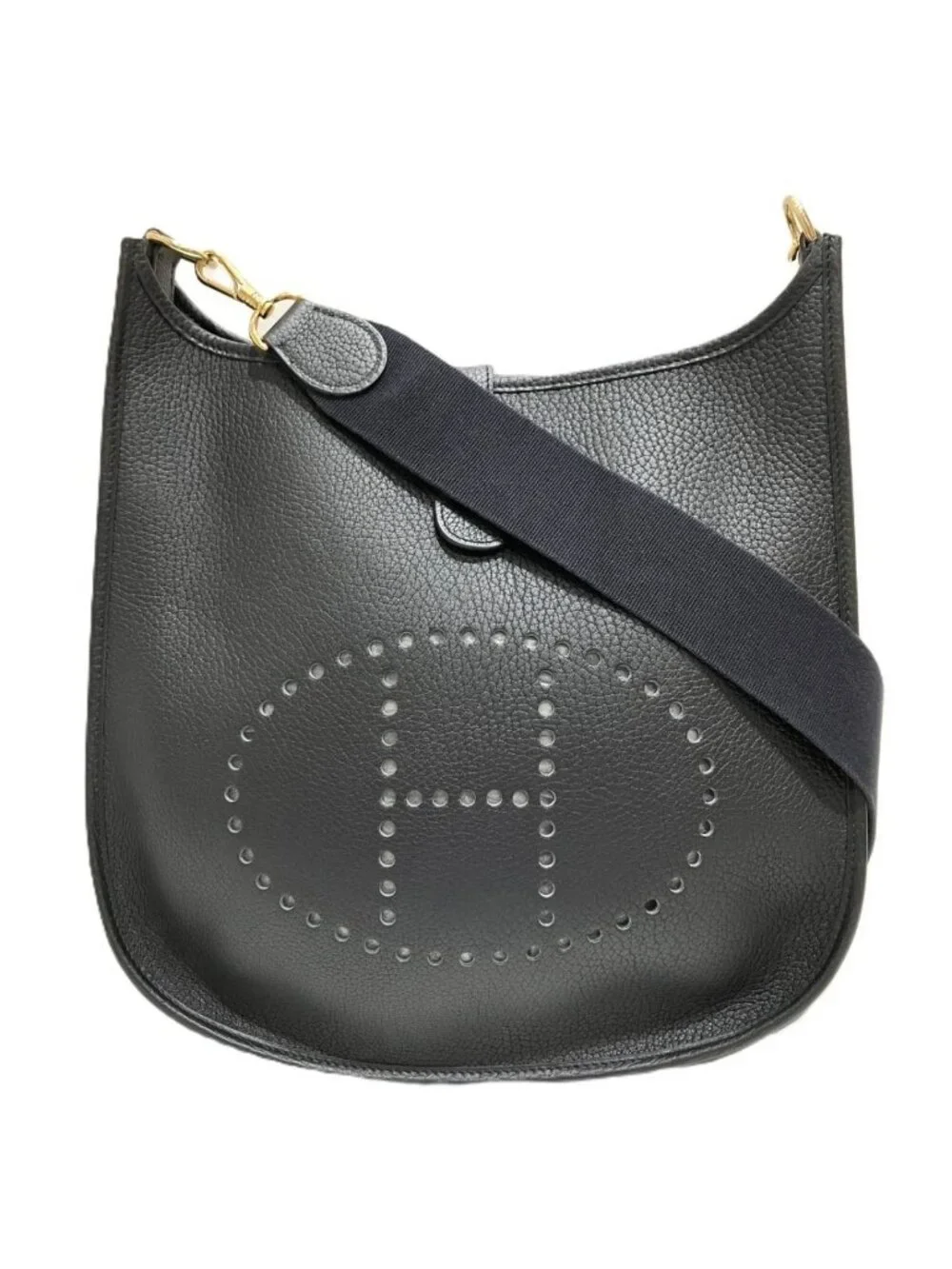 Hermes Evelyne Ann GM Shoulder Bag Taurillon Clemence